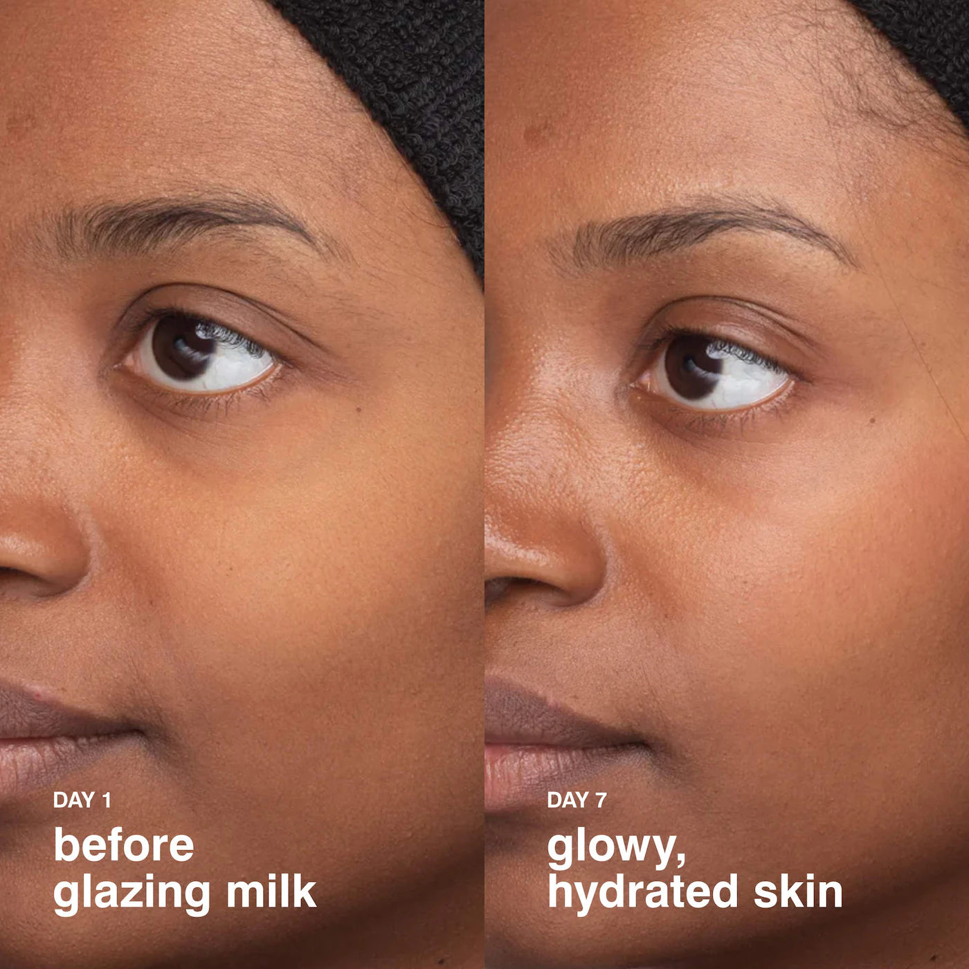 Glazing milk