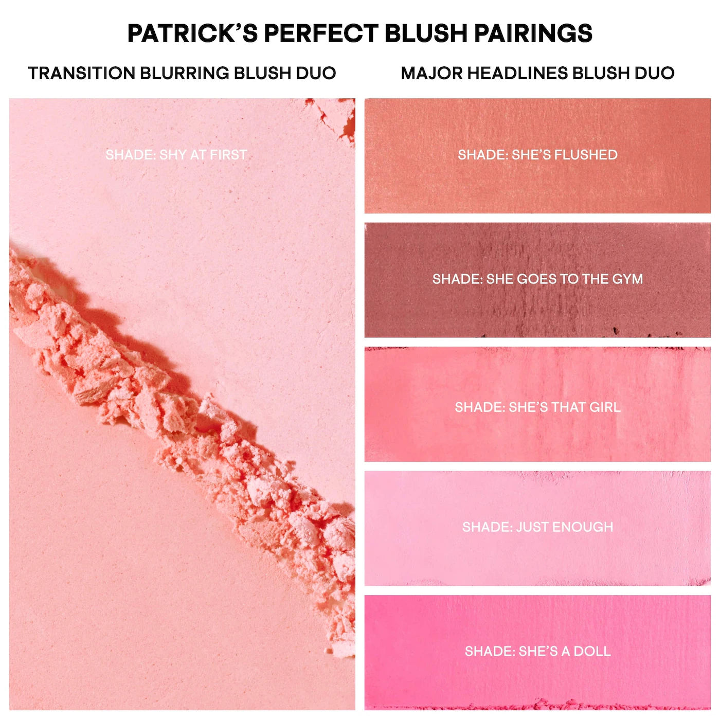 Major Headlines Transition Blurring Under Eye Blush Duo
