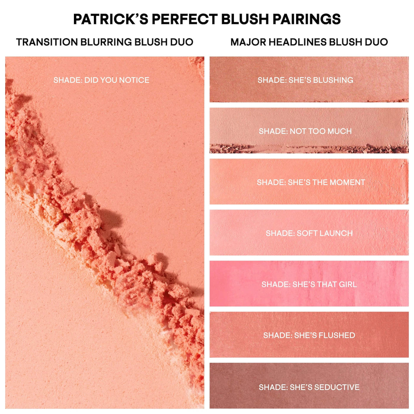 Major Headlines Transition Blurring Under Eye Blush Duo